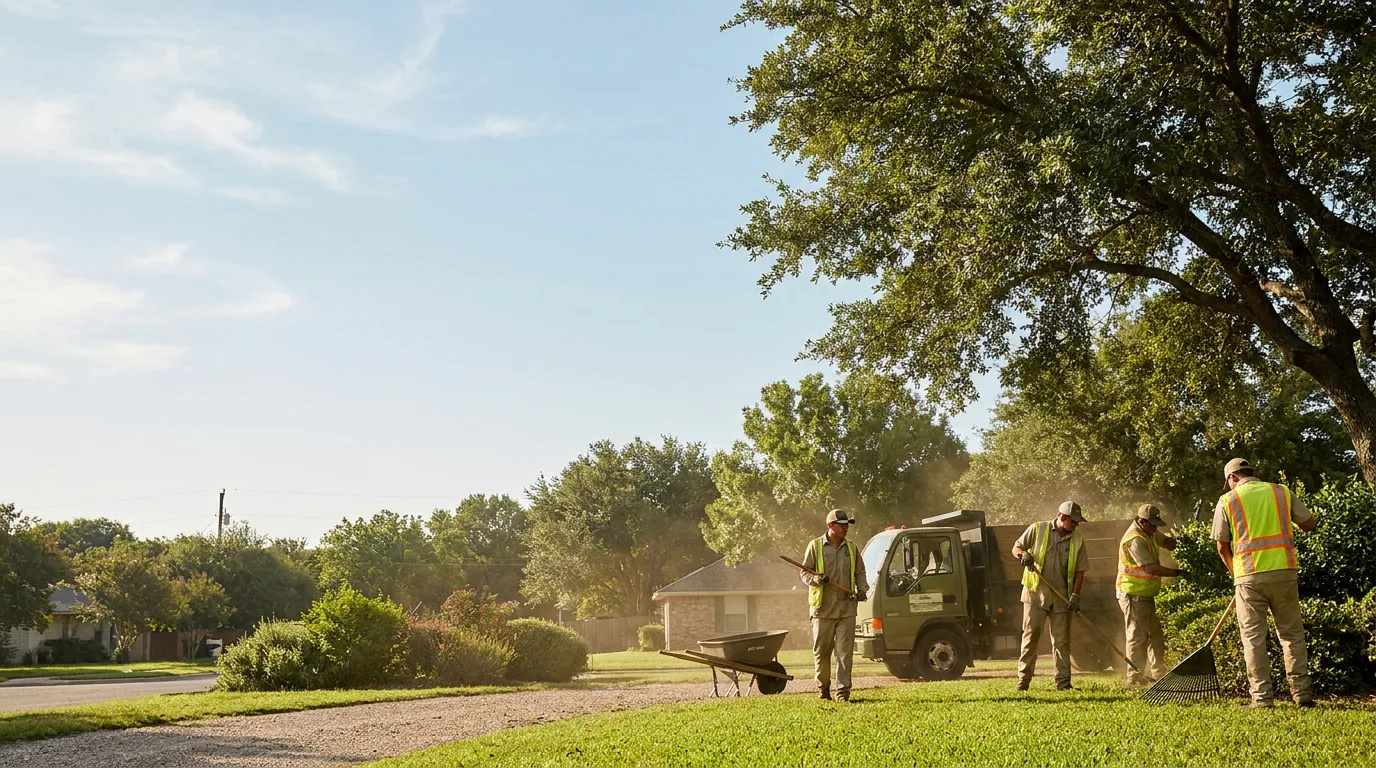 Landscaping in Grandfield, OK near me